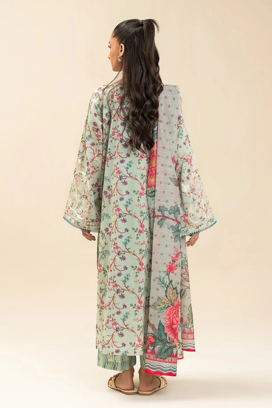 High Casual 3 Piece Printed & Embroidered Lawn Suit