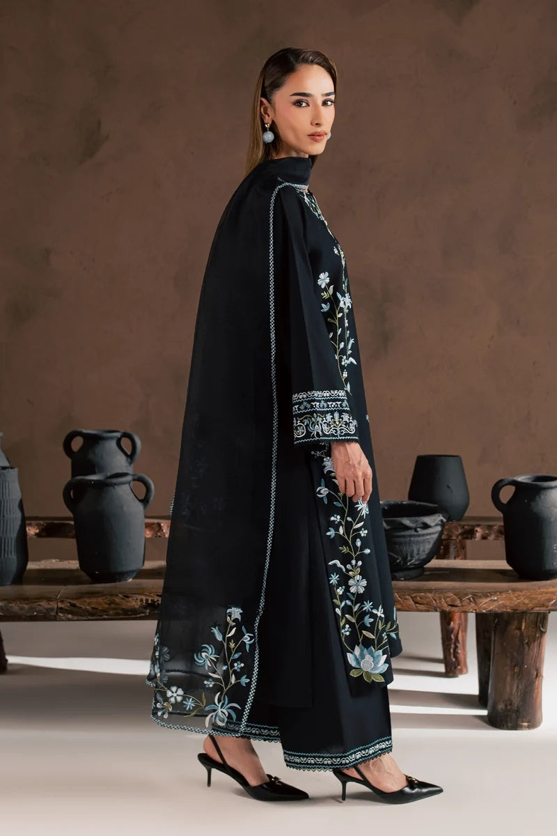 Batik Filled Embroidery Cambric 3 Piece Pret