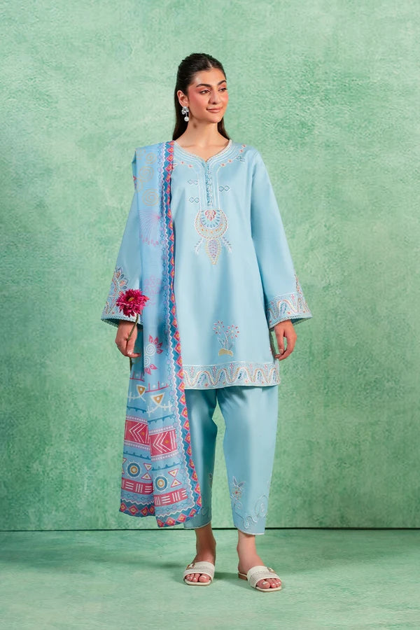 Celeste Couture MSS6005 Water Lily 3 Piece Embroidered Lawn Pret