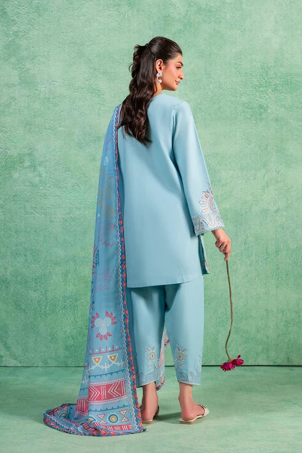 Celeste Couture MSS6005 Water Lily 3 Piece Embroidered Lawn Pret